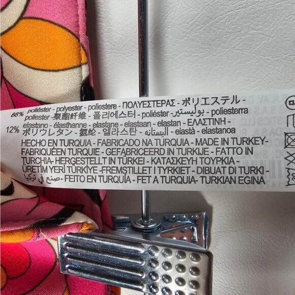 NWT ZARA Paisley Floral Straight Leg High Waist Pants 1478/935 Size XS - Picture 13 of 13